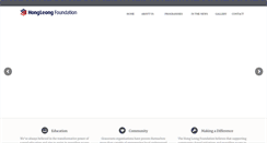 Desktop Screenshot of hongleongfoundation.org